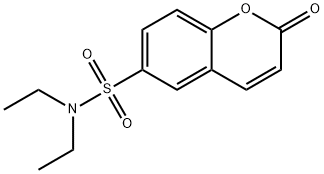 N,N-diethyl-2-oxochromene-6-sulfonamide Struktur