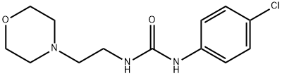 1-(4-chlorophenyl)-3-(2-morpholin-4-ylethyl)urea Struktur