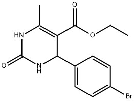 ethyl 4-(4-bromophenyl)-6-methyl-2-oxo-3,4-dihydro-1H-pyrimidine-5-carboxylate Struktur