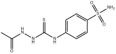 1-acetamido-3-(4-sulfamoylphenyl)thiourea Struktur