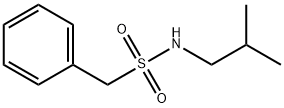 N-(2-methylpropyl)-1-phenylmethanesulfonamide Struktur