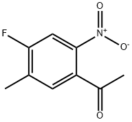 1-(4-Fluoro-5-methyl-2-nitro-phenyl)-ethanone Struktur