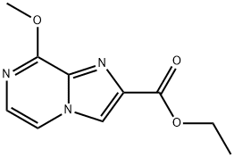 8-Methoxy-imidazo[1,2-a]pyrazine-2-carboxylic acid ethyl ester Struktur