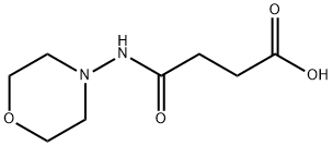 4-(morpholin-4-ylamino)-4-oxobutanoic acid Struktur