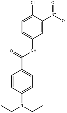 N-(4-chloro-3-nitrophenyl)-4-(diethylamino)benzamide Struktur