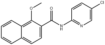 N-(5-chloropyridin-2-yl)-1-methoxynaphthalene-2-carboxamide Struktur