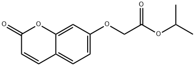 propan-2-yl 2-(2-oxochromen-7-yl)oxyacetate Struktur