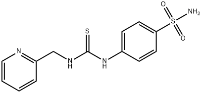 1-(pyridin-2-ylmethyl)-3-(4-sulfamoylphenyl)thiourea Struktur