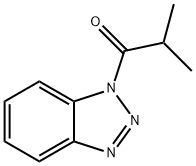 1-(benzotriazol-1-yl)-2-methylpropan-1-one Struktur