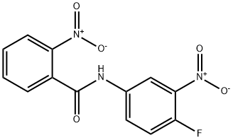 N-(4-fluoro-3-nitrophenyl)-2-nitrobenzamide Structure