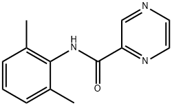 N-(2,6-dimethylphenyl)pyrazine-2-carboxamide Struktur