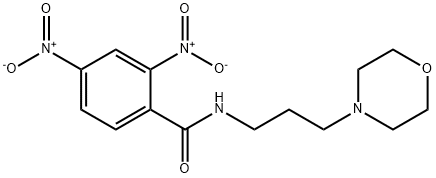 N-(3-morpholin-4-ylpropyl)-2,4-dinitrobenzamide Struktur