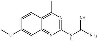 2-(7-methoxy-4-methylquinazolin-2-yl)guanidine Struktur