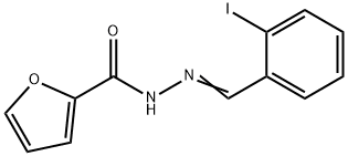 N-[(E)-(2-iodophenyl)methylideneamino]furan-2-carboxamide Struktur