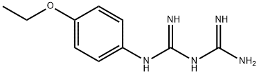 1-(diaminomethylidene)-2-(4-ethoxyphenyl)guanidine Struktur