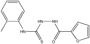 1-(furan-2-carbonylamino)-3-(2-methylphenyl)thiourea Struktur