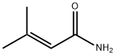 3-methylbut-2-enamide Struktur