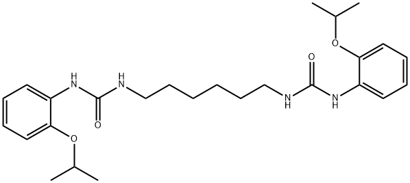 1-(2-propan-2-yloxyphenyl)-3-[6-[(2-propan-2-yloxyphenyl)carbamoylamino]hexyl]urea Struktur