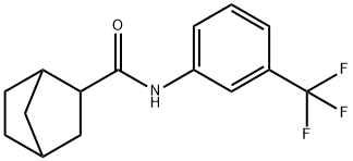 N-[3-(trifluoromethyl)phenyl]bicyclo[2.2.1]heptane-3-carboxamide Struktur