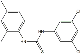 1-(3,5-dichlorophenyl)-3-(2,4-dimethylphenyl)thiourea Struktur