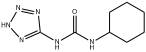 1-cyclohexyl-3-(2H-tetrazol-5-yl)urea Struktur