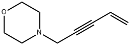 4-pent-4-en-2-ynylmorpholine Struktur