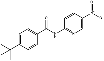 4-tert-butyl-N-(5-nitropyridin-2-yl)benzamide Struktur