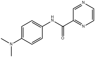 N-[4-(dimethylamino)phenyl]pyrazine-2-carboxamide Structure