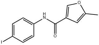 N-(4-iodophenyl)-5-methylfuran-3-carboxamide Struktur