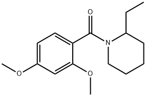 (2,4-dimethoxyphenyl)-(2-ethylpiperidin-1-yl)methanone Struktur