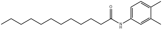 N-(3,4-dimethylphenyl)dodecanamide Struktur