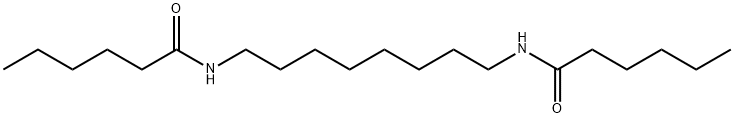 N-[8-(hexanoylamino)octyl]hexanamide Struktur