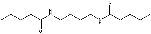 N-[4-(pentanoylamino)butyl]pentanamide Struktur