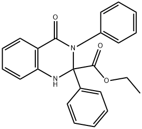 ethyl 4-oxo-2,3-diphenyl-1H-quinazoline-2-carboxylate Struktur