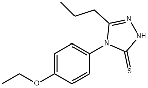 4-(4-ethoxyphenyl)-3-propyl-1H-1,2,4-triazole-5-thione Struktur