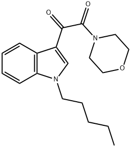 1-morpholin-4-yl-2-(1-pentylindol-3-yl)ethane-1,2-dione Struktur