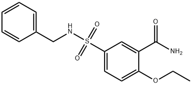 5-(benzylsulfamoyl)-2-ethoxybenzamide Struktur