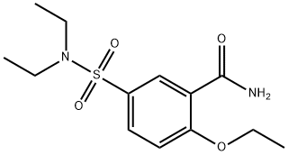 5-(diethylsulfamoyl)-2-ethoxybenzamide Struktur