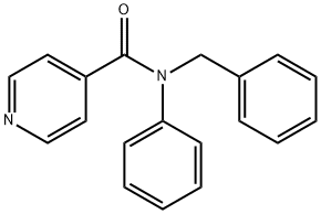 N-benzyl-N-phenylpyridine-4-carboxamide Structure