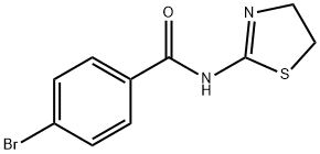 4-bromo-N-(4,5-dihydro-1,3-thiazol-2-yl)benzamide Struktur