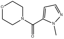 (2-methylpyrazol-3-yl)-morpholin-4-ylmethanone Struktur