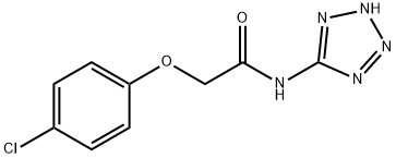 2-(4-chlorophenoxy)-N-(2H-tetrazol-5-yl)acetamide Struktur