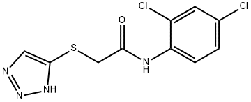 N-(2,4-dichlorophenyl)-2-(2H-triazol-4-ylsulfanyl)acetamide Struktur