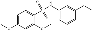 N-(3-ethylphenyl)-2,4-dimethoxybenzenesulfonamide Struktur