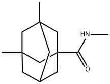 N,3,5-trimethyladamantane-1-carboxamide Struktur