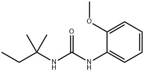 1-(2-methoxyphenyl)-3-(2-methylbutan-2-yl)urea Struktur