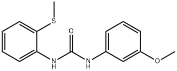 1-(3-methoxyphenyl)-3-(2-methylsulfanylphenyl)urea Struktur