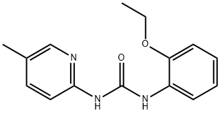 1-(2-ethoxyphenyl)-3-(5-methylpyridin-2-yl)urea Struktur