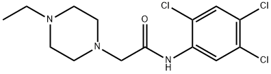 2-(4-ethylpiperazin-1-yl)-N-(2,4,5-trichlorophenyl)acetamide Struktur