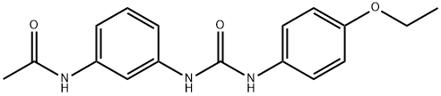 N-[3-[(4-ethoxyphenyl)carbamoylamino]phenyl]acetamide Struktur